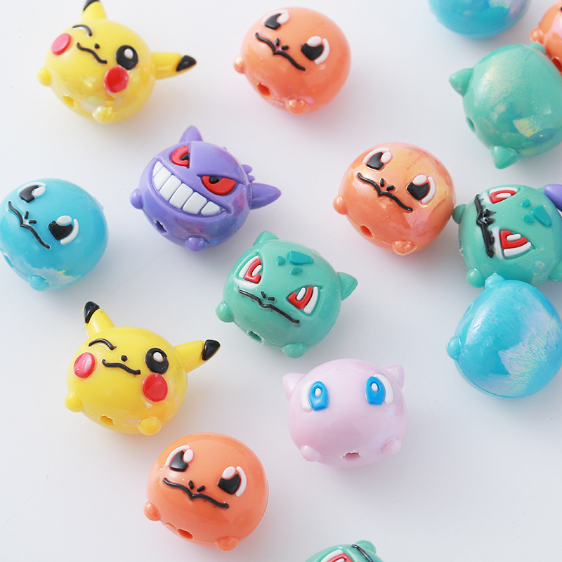Phone Accessories And Electronics - 12pcs Pokémon Bead DIY Mobile Phone