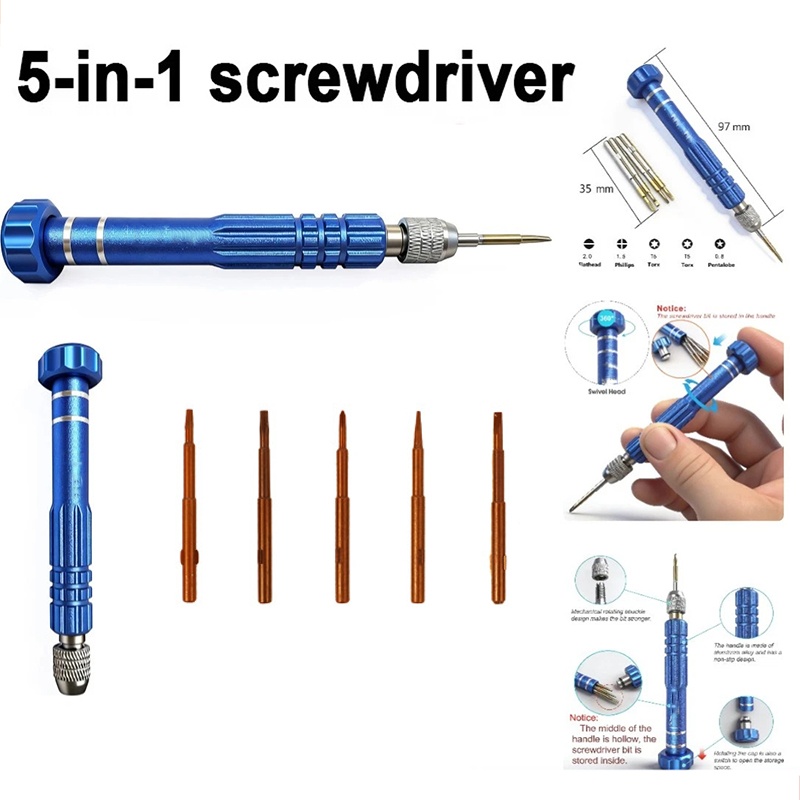 Phone Repair Kit - 5 In 1 Mobile Phone Repair