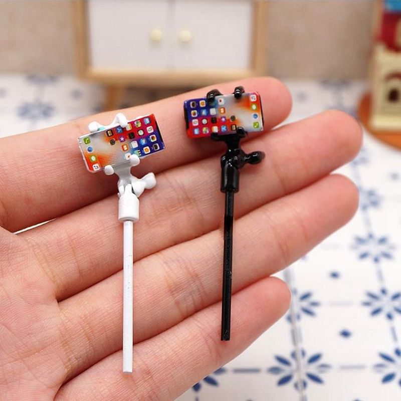 Phone Accessories Video - 1/12 Miniature Dollhouse Selfie Stick Mobile