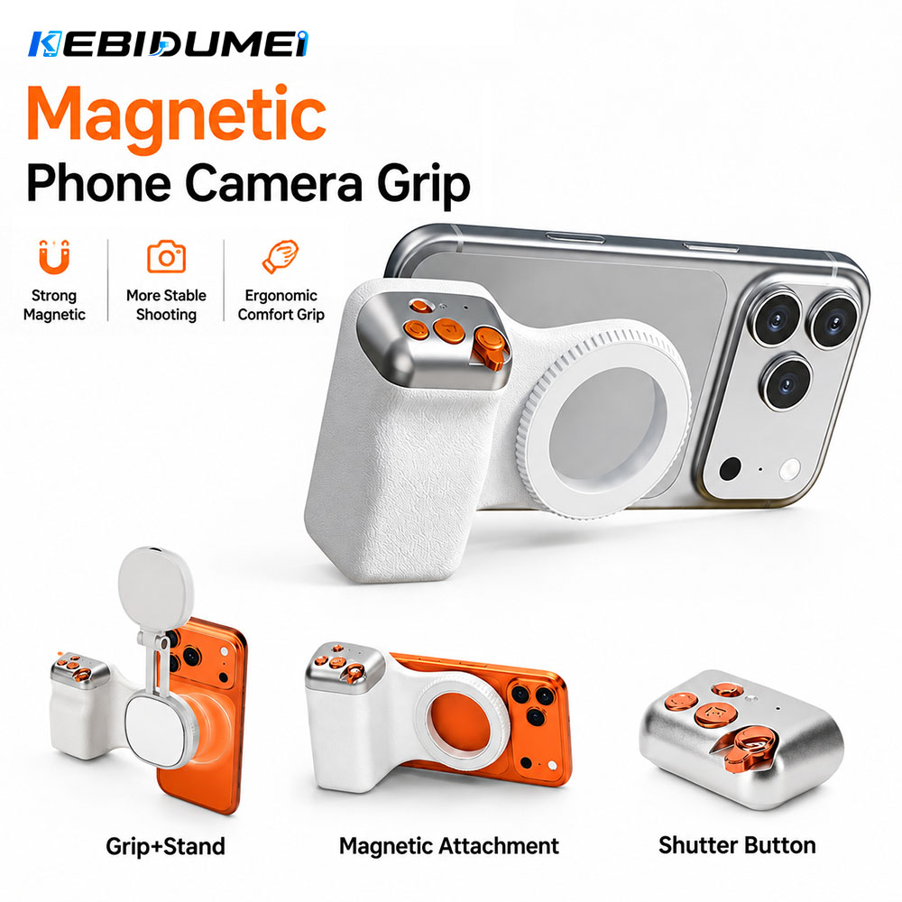 Phone Accessories Video - KEBIDUMEI Magnetic Phone Camera Grip Shutter