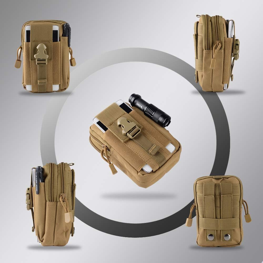 Tactical Molle Belt Pouch Mili - Phone Accessories ulasan dan harga