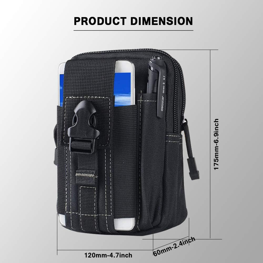 Tactical Molle Belt Pouch Mili - Phone Accessories ulasan dan harga