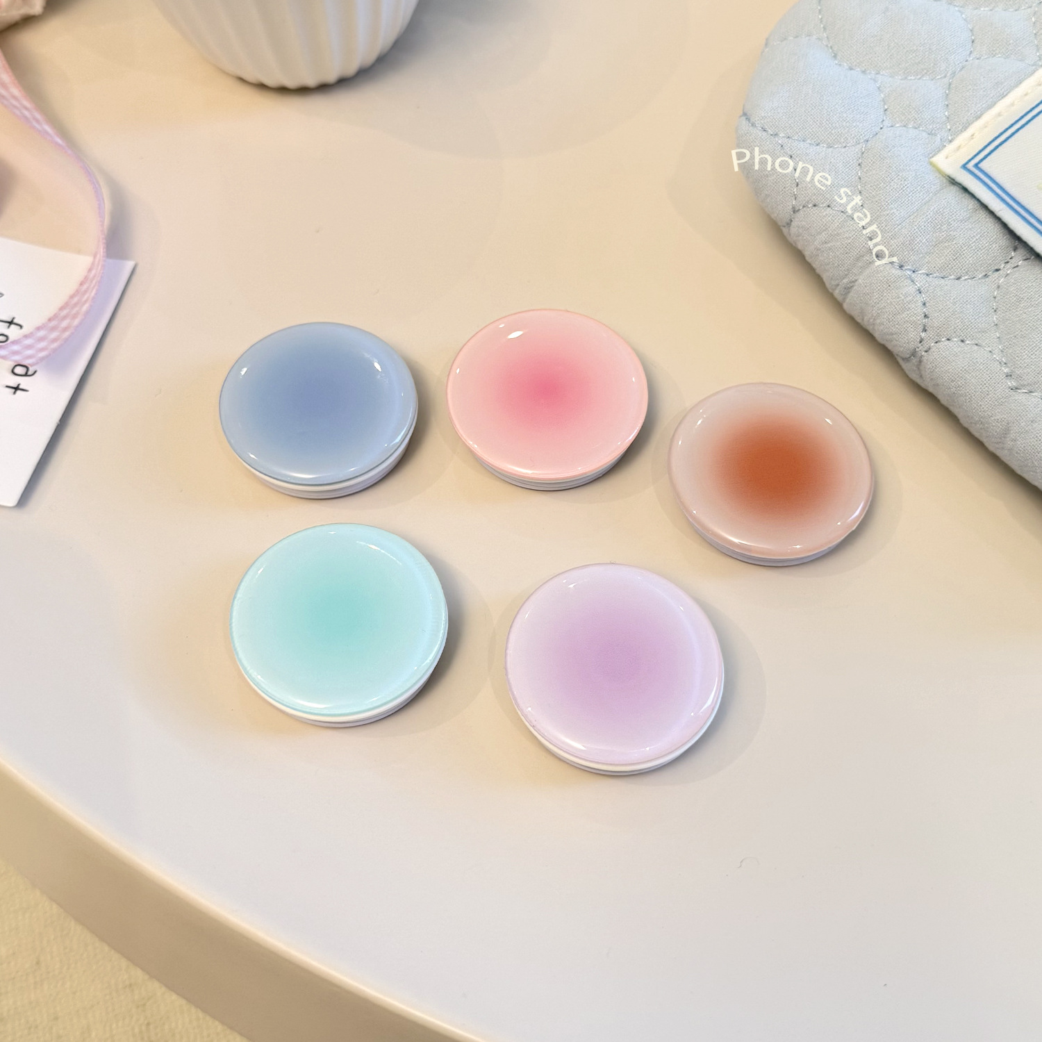 Ins Style Gradient Phone Grip  - Phone Accessories And Electronics ulasan dan harga