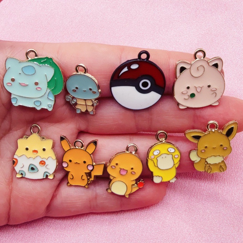 10pcs Cartoon Drip Oil Jewelry - Phone Accessories ulasan dan harga