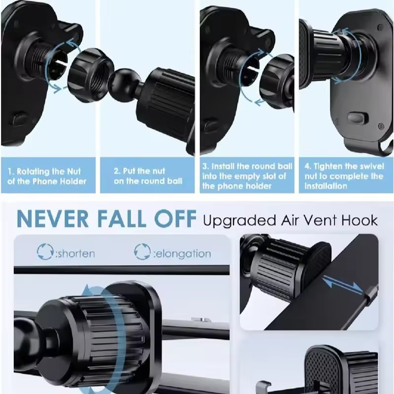 Universal Car Hook Base Phone  - Phone Accessories ulasan dan harga