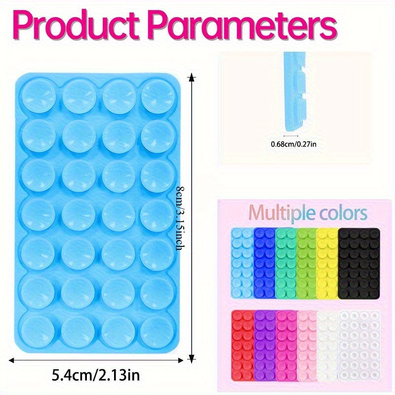 10Pcs Double-Sided Silicone Su - Phone Accessories ulasan dan harga