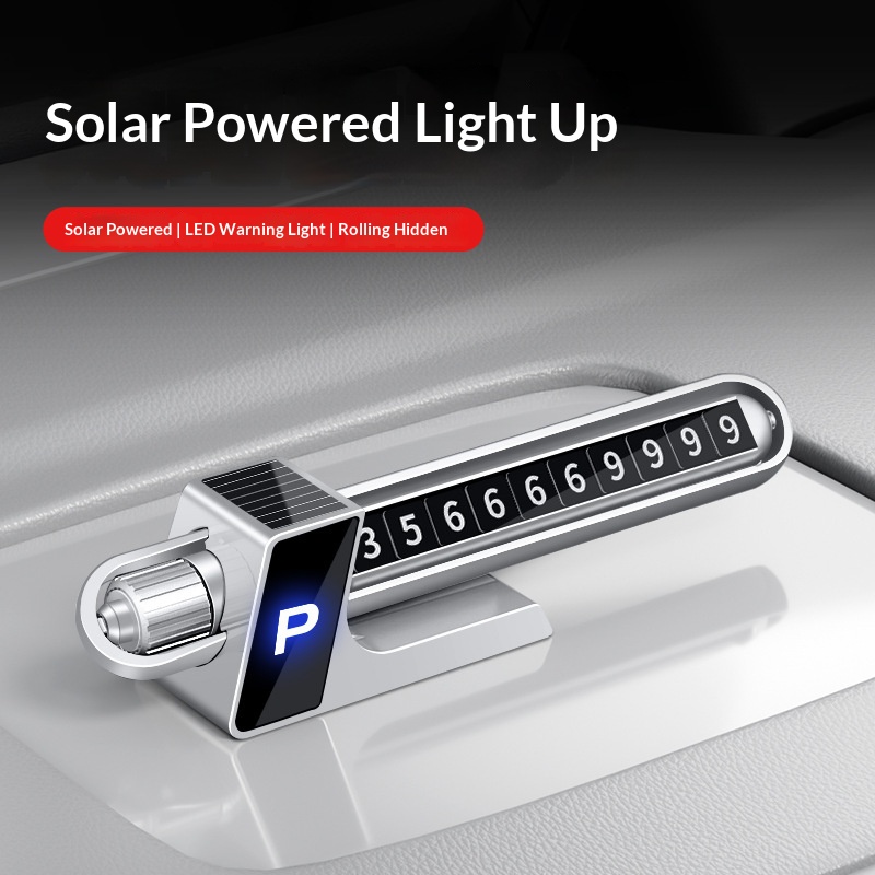 Solar Powered LED Parking Phon - Phone Accessories You Need ulasan dan harga