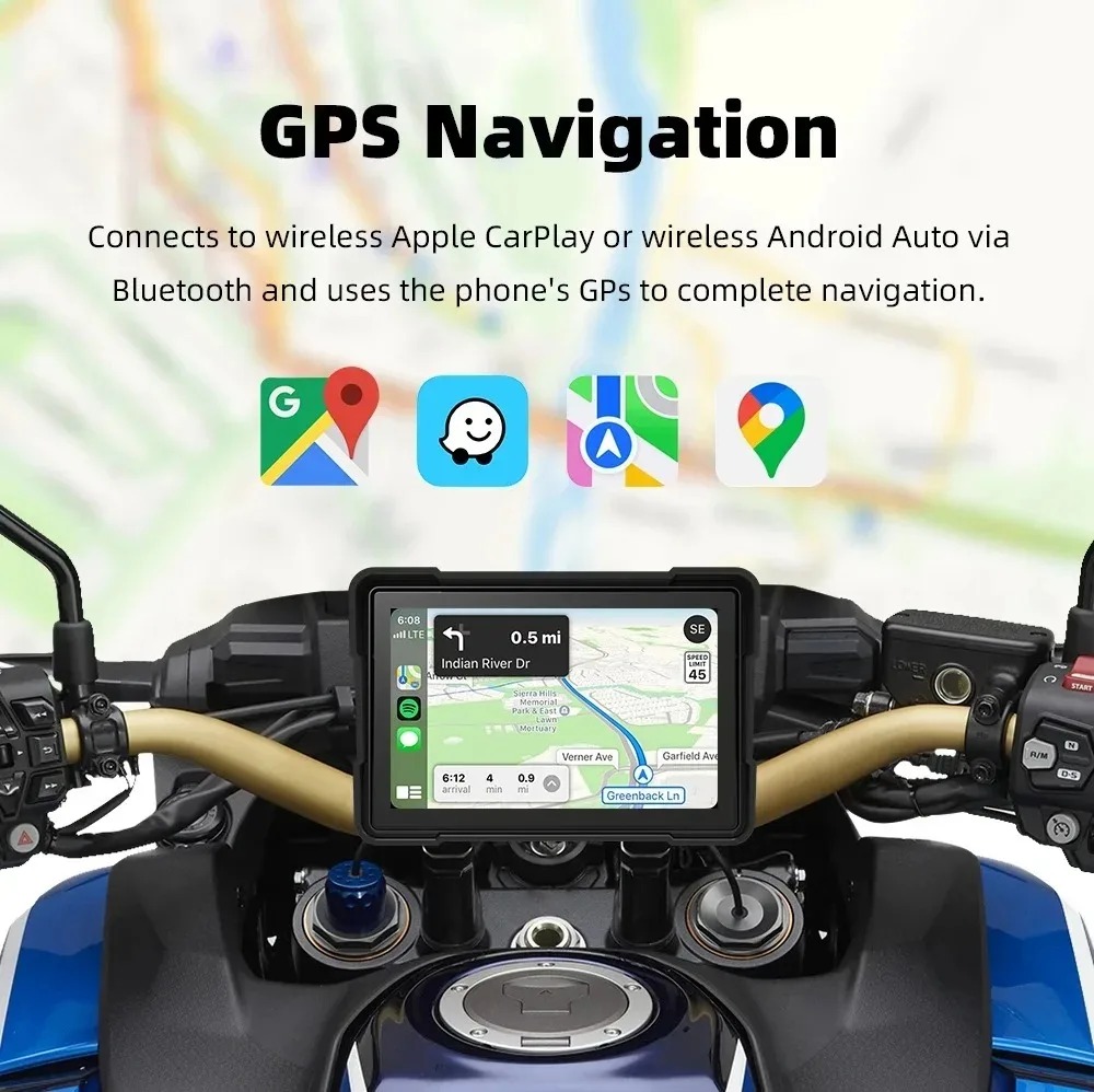 5 Inch Motorcycle Portable GPS - Phone Accessories Display Board ulasan dan harga