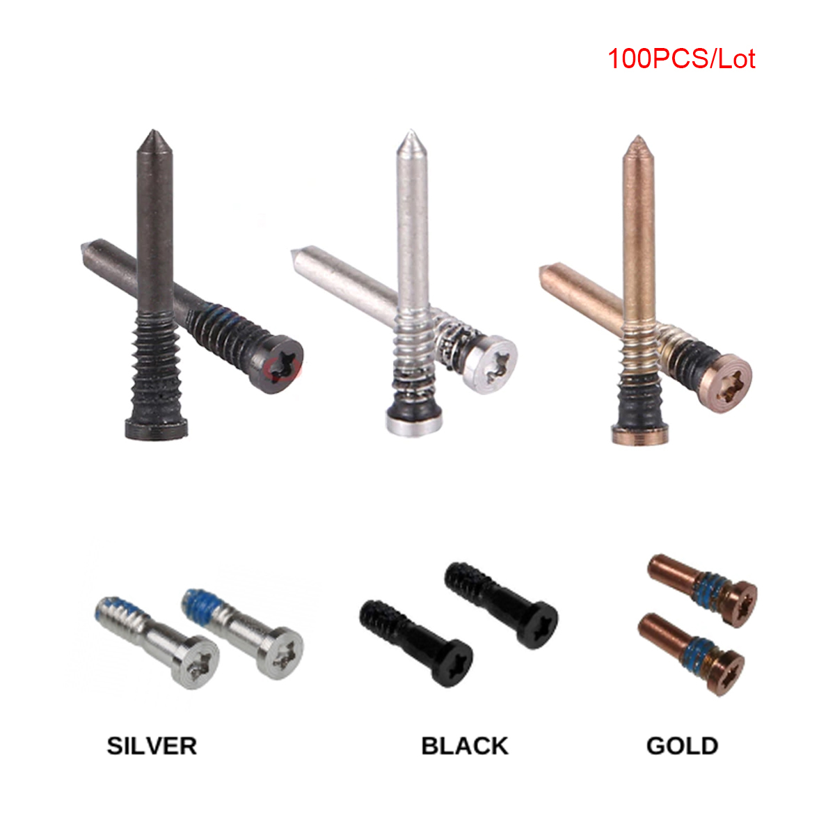 100Pcs Bottom Pentalobe Screws - Phone Repair Kit ulasan dan harga