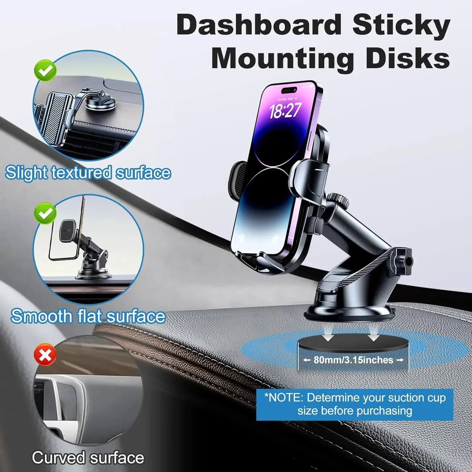 Universal Dashboard Adhesive S - Phone Accessories ulasan dan harga