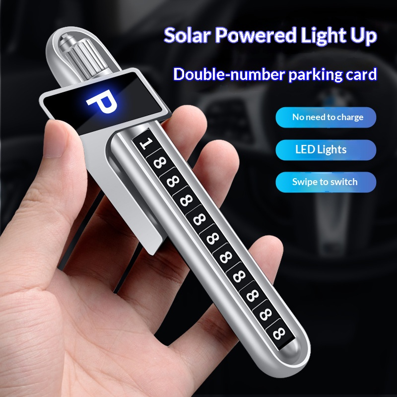 Solar Powered LED Parking Phon - Phone Accessories You Need ulasan dan harga